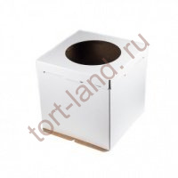 Коробка для торта 300*300*300 с ОКНОМ, до 5 кг